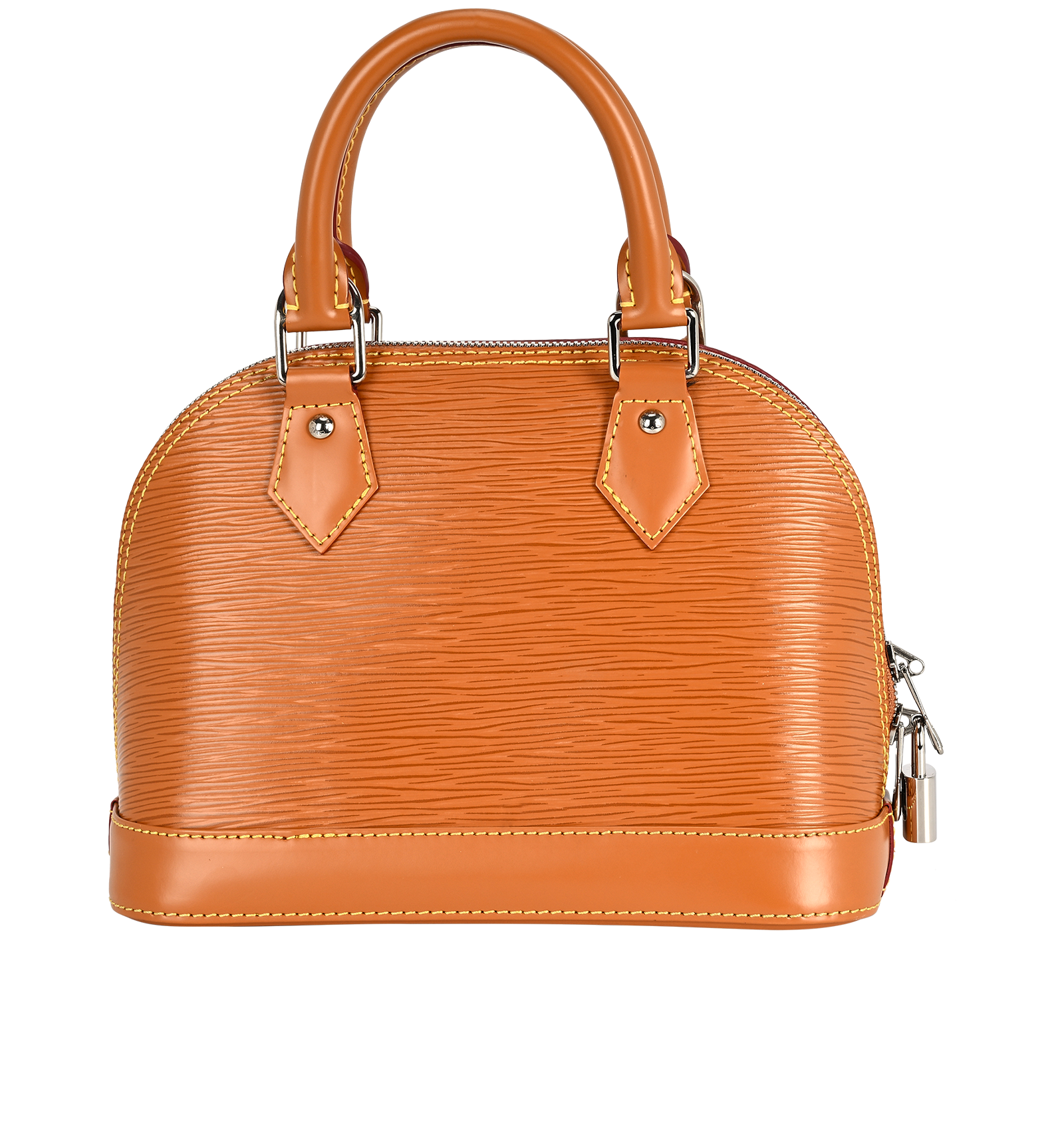 Alma BB, &pound;1,100, Handbags, Brown/Tan, Leather, Back view